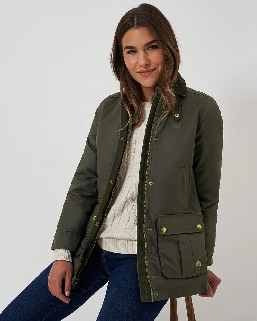 Crew Clothing Womens Wax Jacket - Image 4