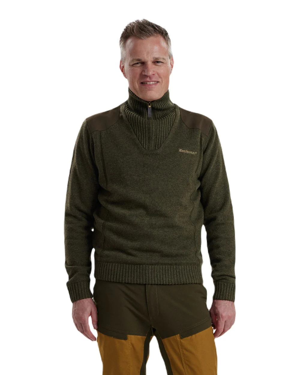 Deerhunter Carlisle Knit Zip Neck Sweater with Stormliner - Image 10