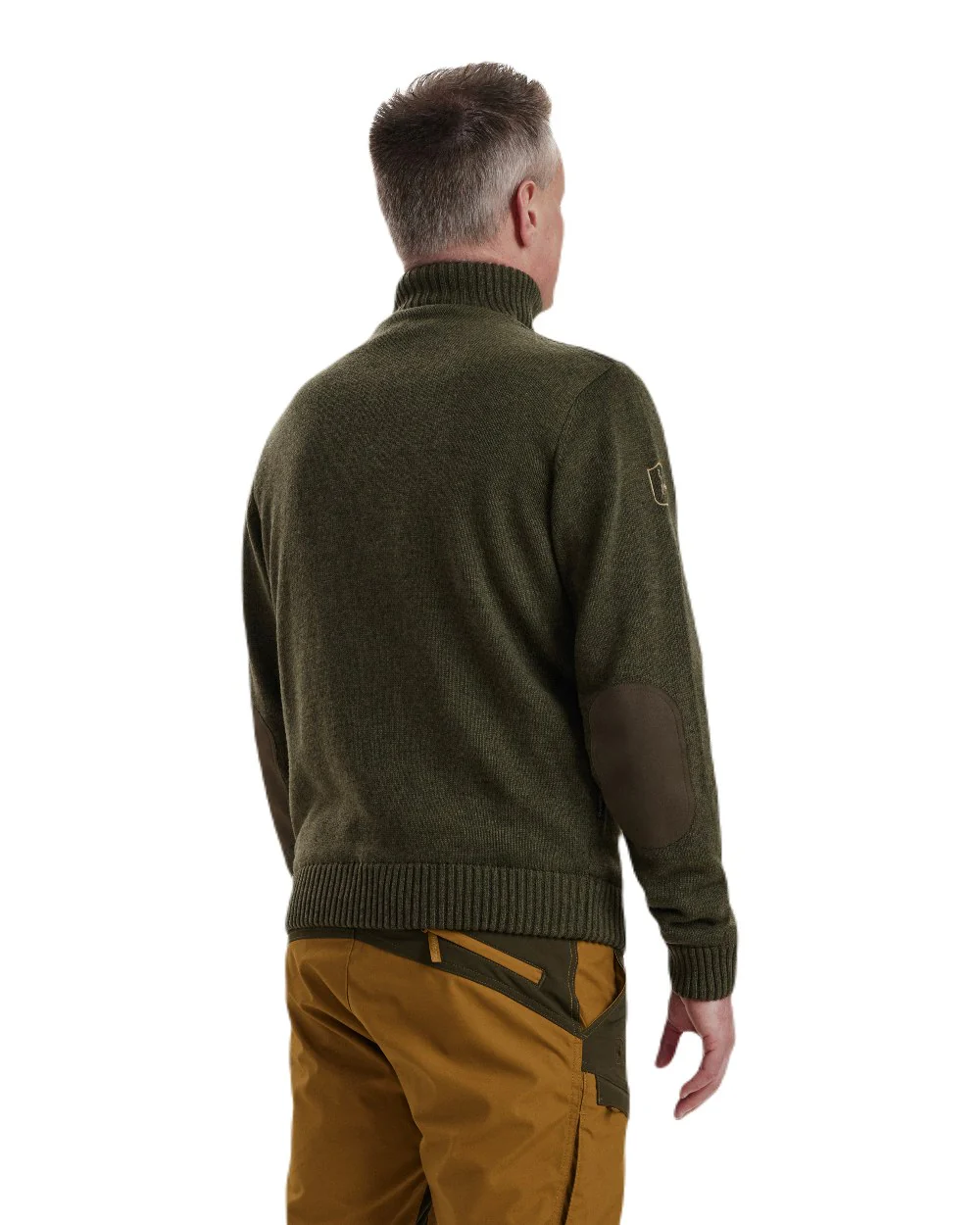 Deerhunter Carlisle Knit Zip Neck Sweater with Stormliner - Image 11