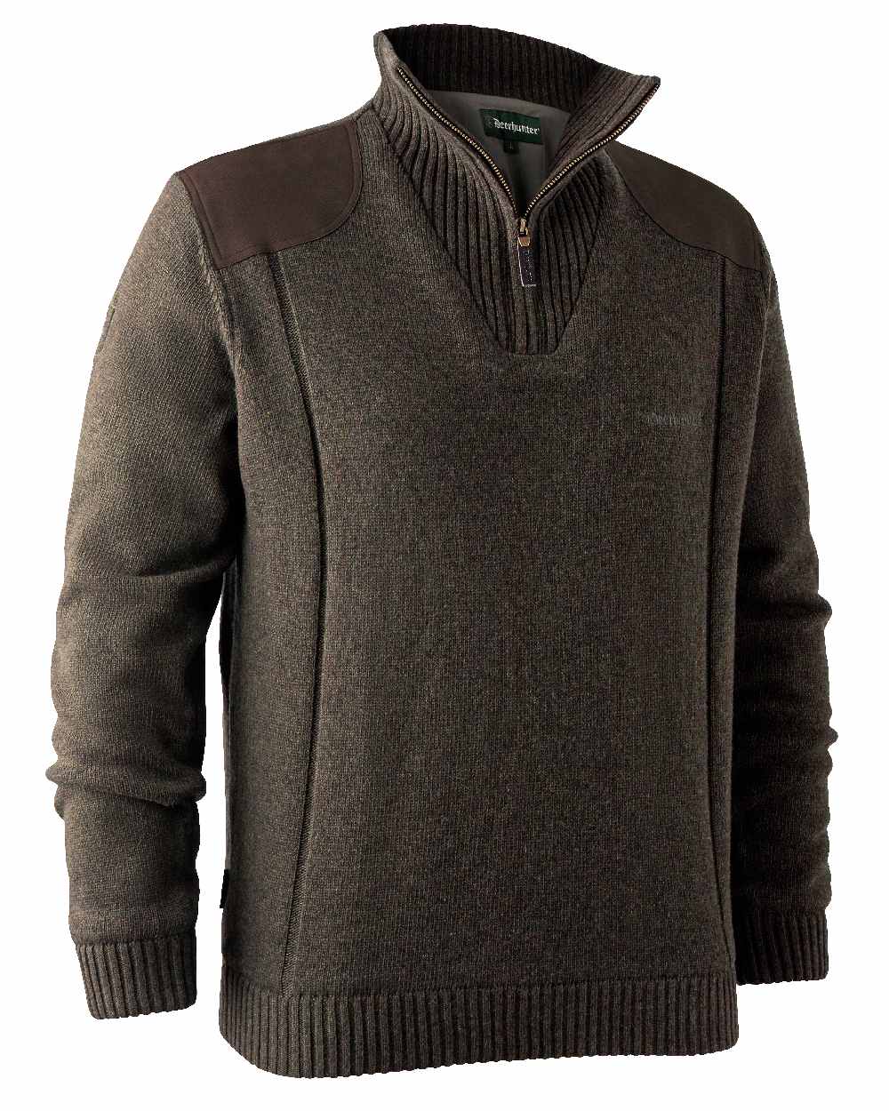 Deerhunter Carlisle Knit Zip Neck Sweater with Stormliner - Image 14