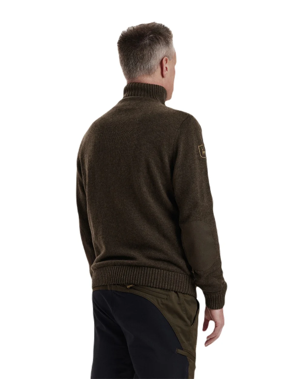 Deerhunter Carlisle Knit Zip Neck Sweater with Stormliner - Image 17