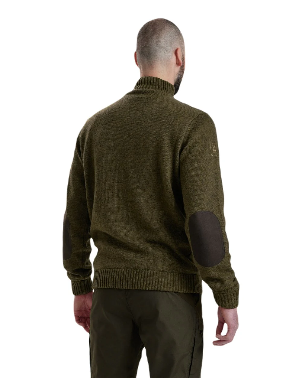 Deerhunter Carlisle Knit Zip Neck Sweater with Stormliner - Image 4