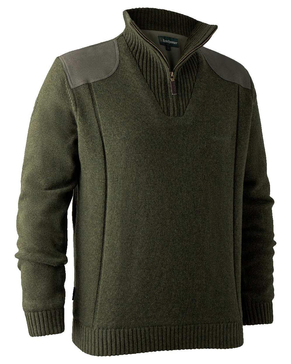 Deerhunter Carlisle Knit Zip Neck Sweater with Stormliner - Image 6