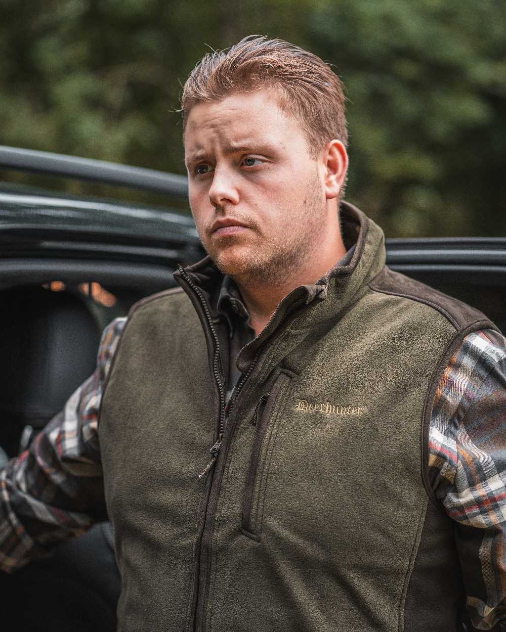Deerhunter Gamekeeper Bonded Fleece Waistcoat - Image 5