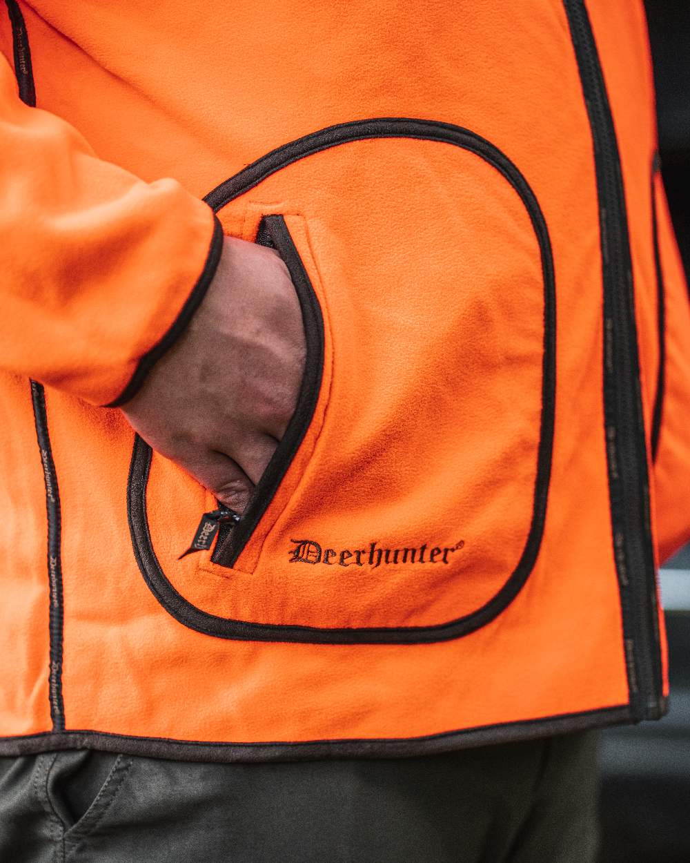 Deerhunter Gamekeeper Reversible Bonded Fleece Jacket - Image 15