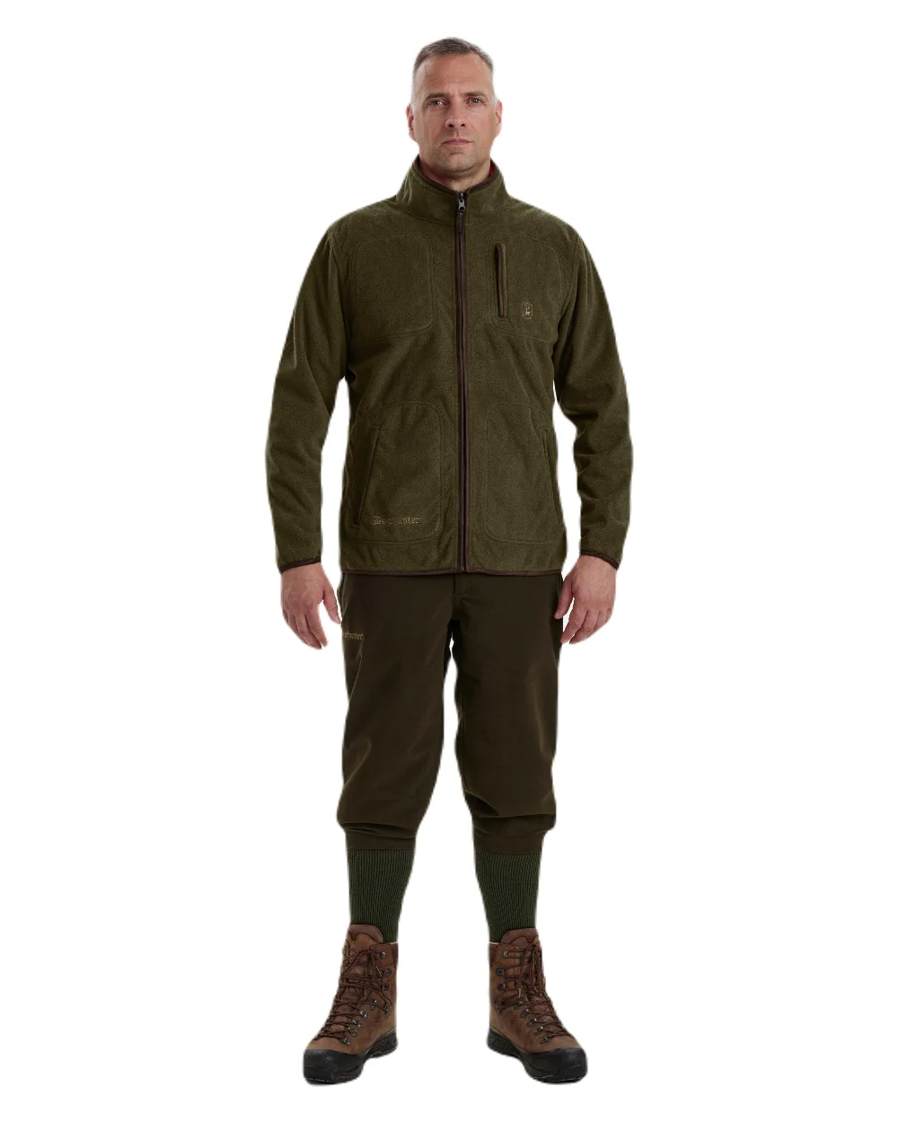 Deerhunter Gamekeeper Reversible Bonded Fleece Jacket - Image 5
