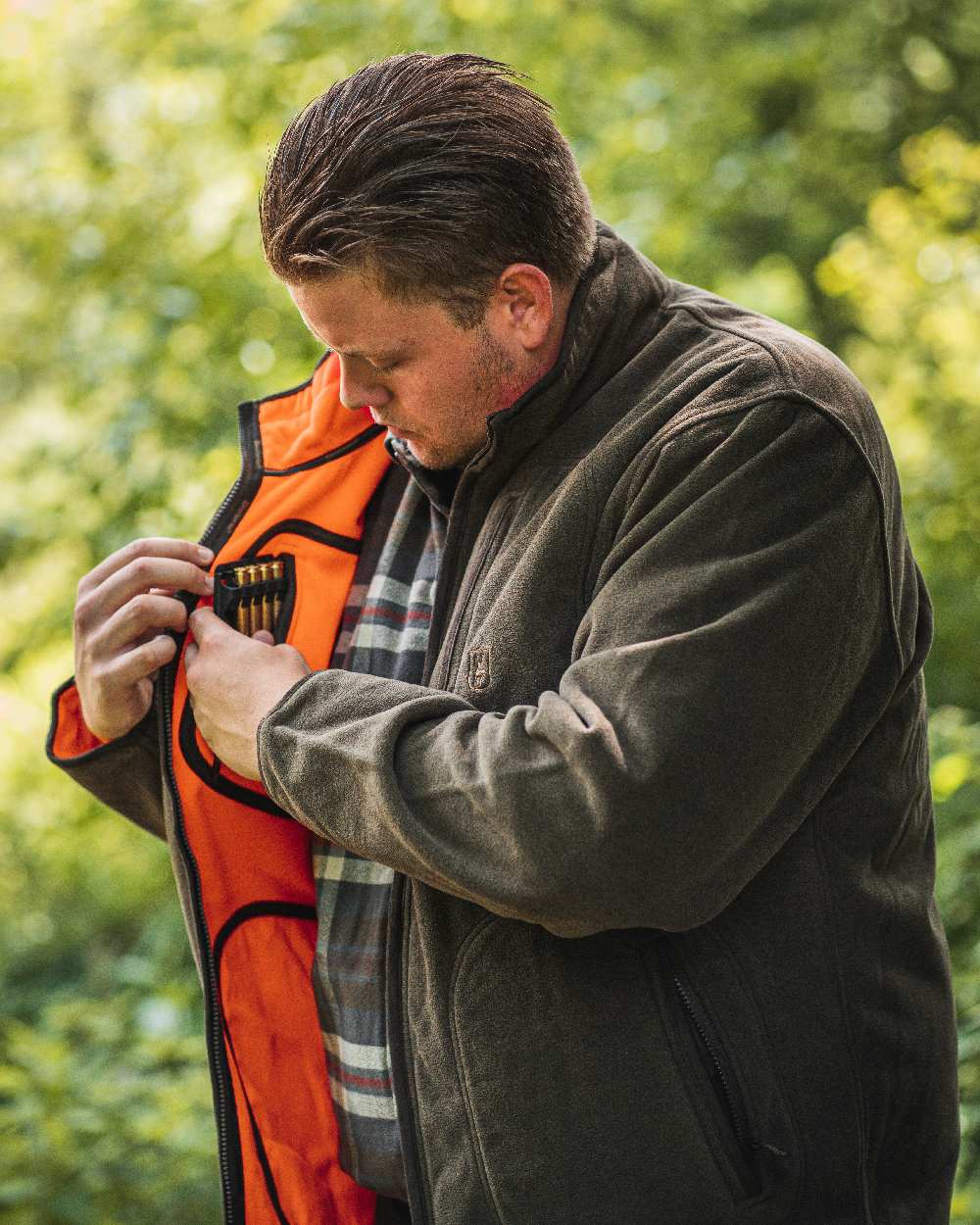 Deerhunter Gamekeeper Reversible Bonded Fleece Jacket - Image 6