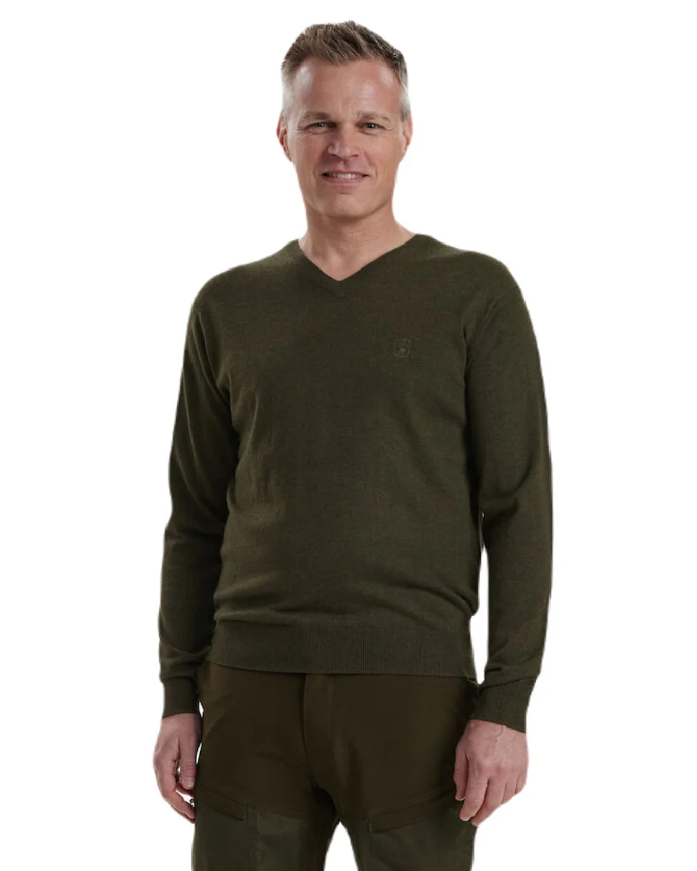 Deerhunter Kingston Knit V-Neck Jumper - Image 4