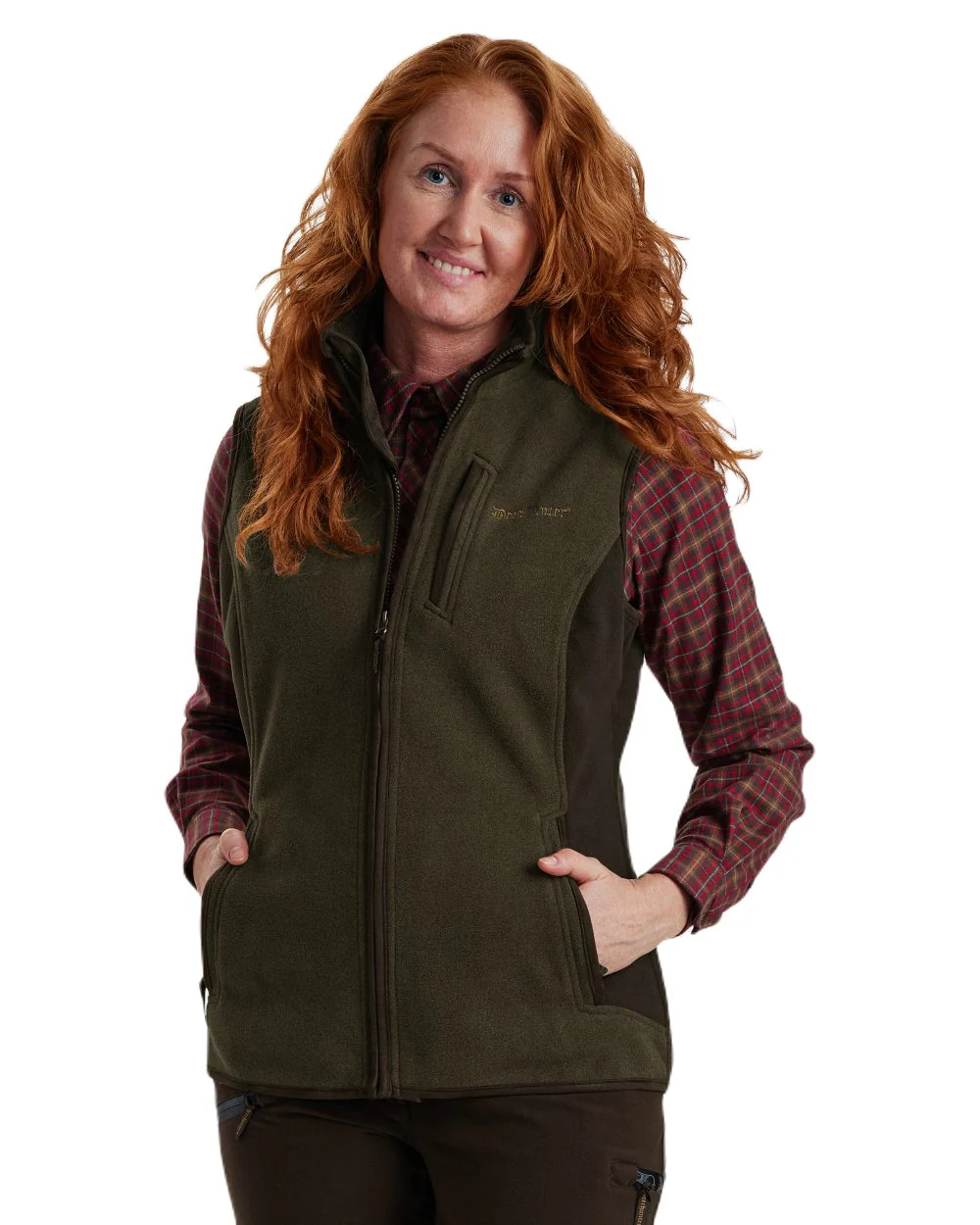 Deerhunter Lady Pam Bonded Fleece Waistcoat - Image 2