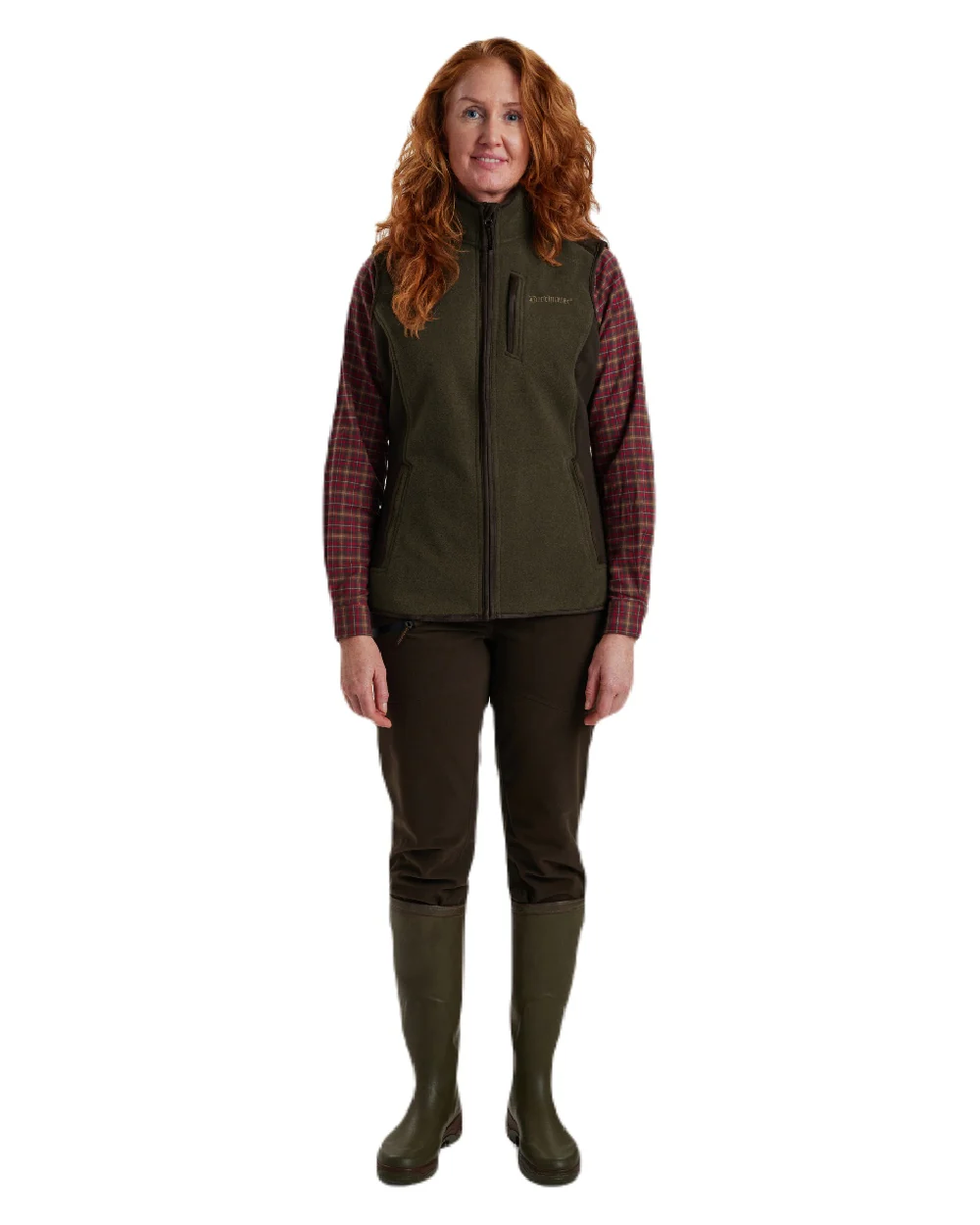 Deerhunter Lady Pam Bonded Fleece Waistcoat - Image 3