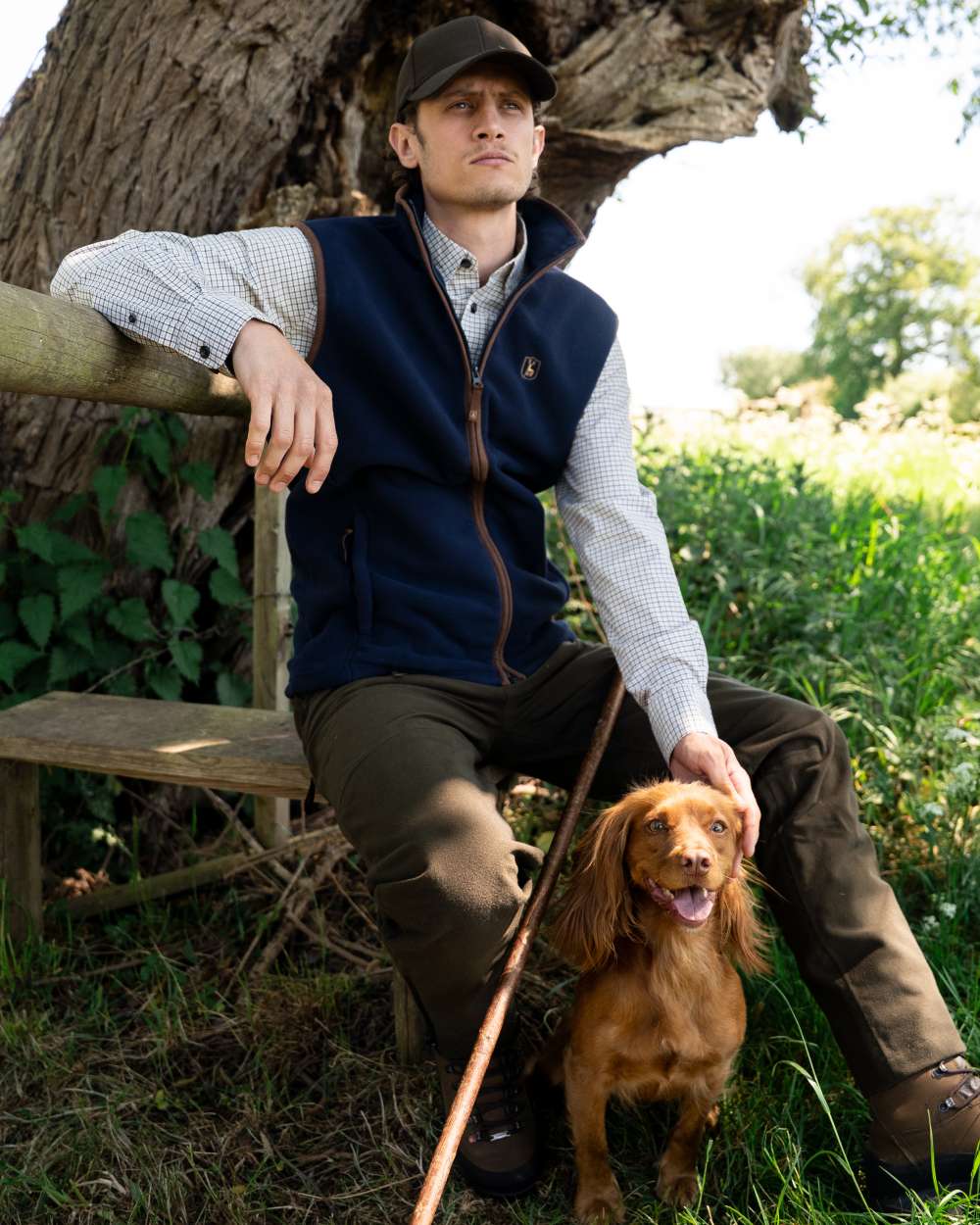 Deerhunter Cumbria Fleece Waistcoat - Image 2