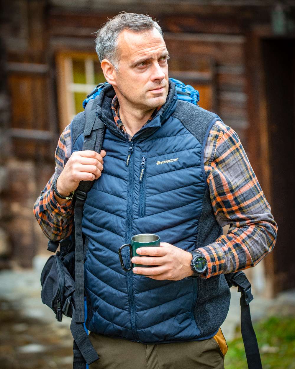 Deerhunter Moor Padded Waistcoat with Knit - Image 10