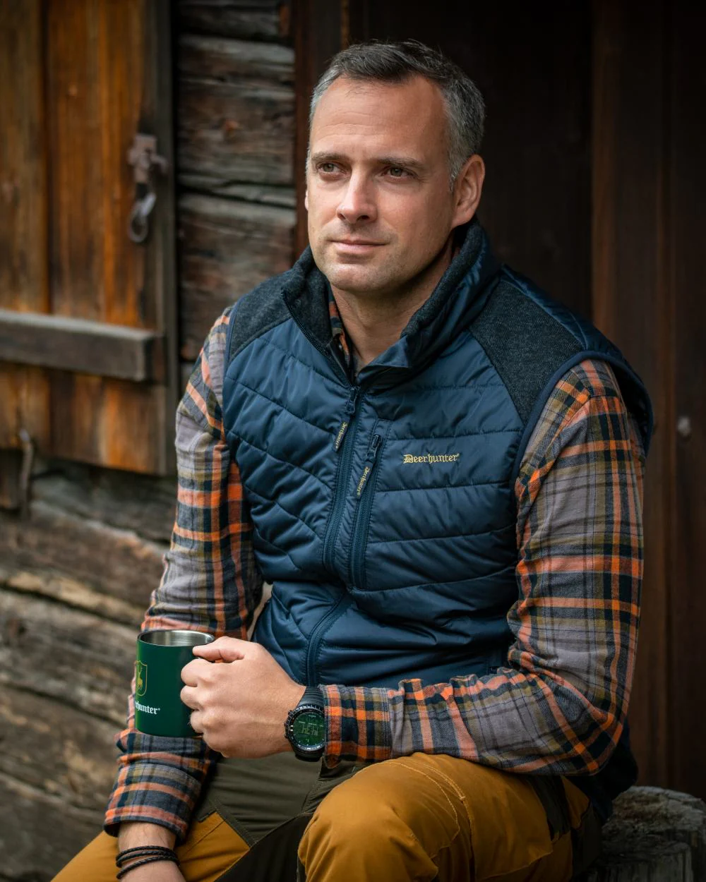 Deerhunter Moor Padded Waistcoat with Knit - Image 11