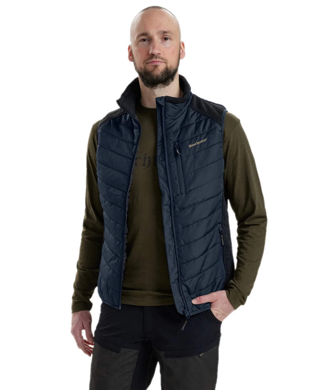 Deerhunter Moor Padded Waistcoat with Knit - Image 14