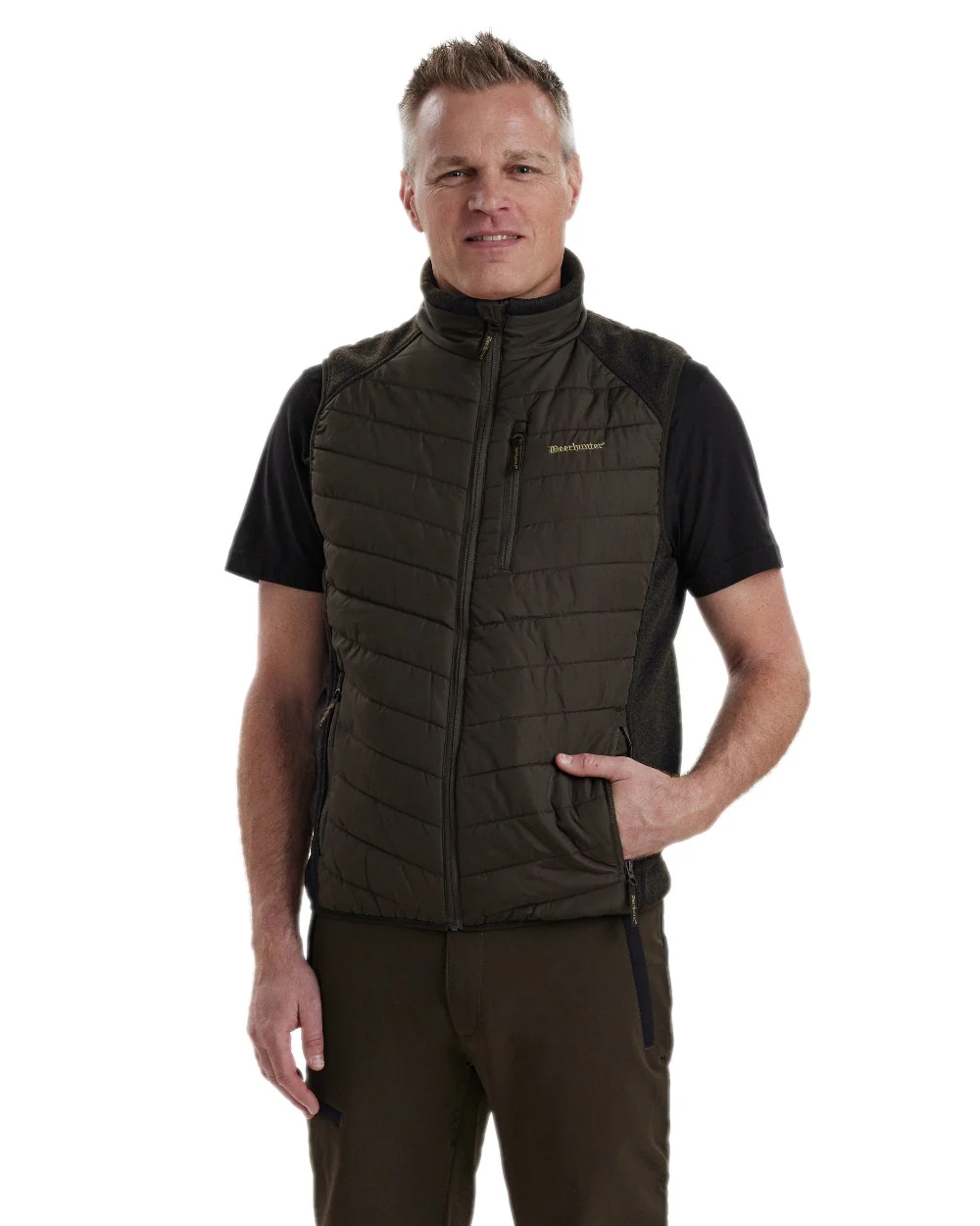 Deerhunter Moor Padded Waistcoat with Knit - Image 6