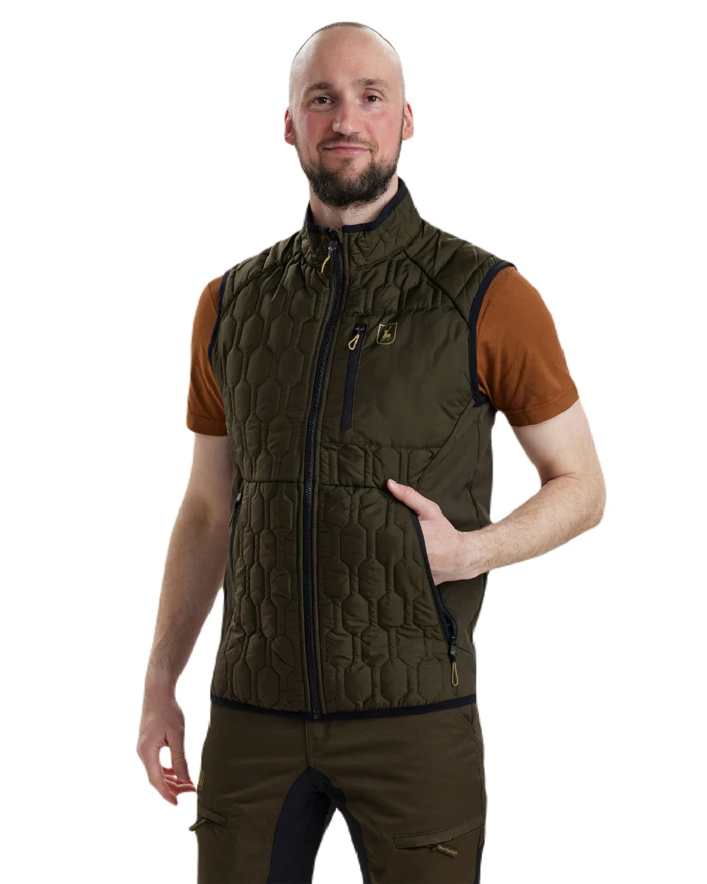 Deerhunter Mossdale Quilted Waistcoat - Image 2