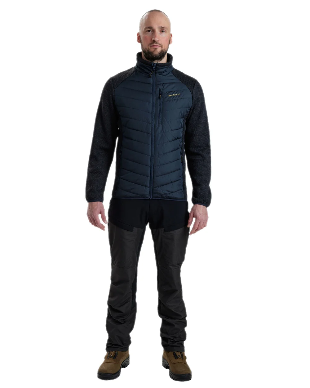 Deerhunter Moor Padded Jacket with Knitted Sleeves - Image 15