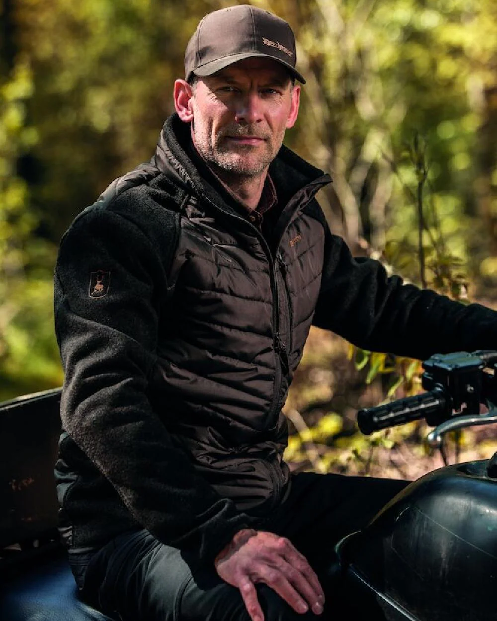 Deerhunter Moor Padded Jacket with Knitted Sleeves - Image 3