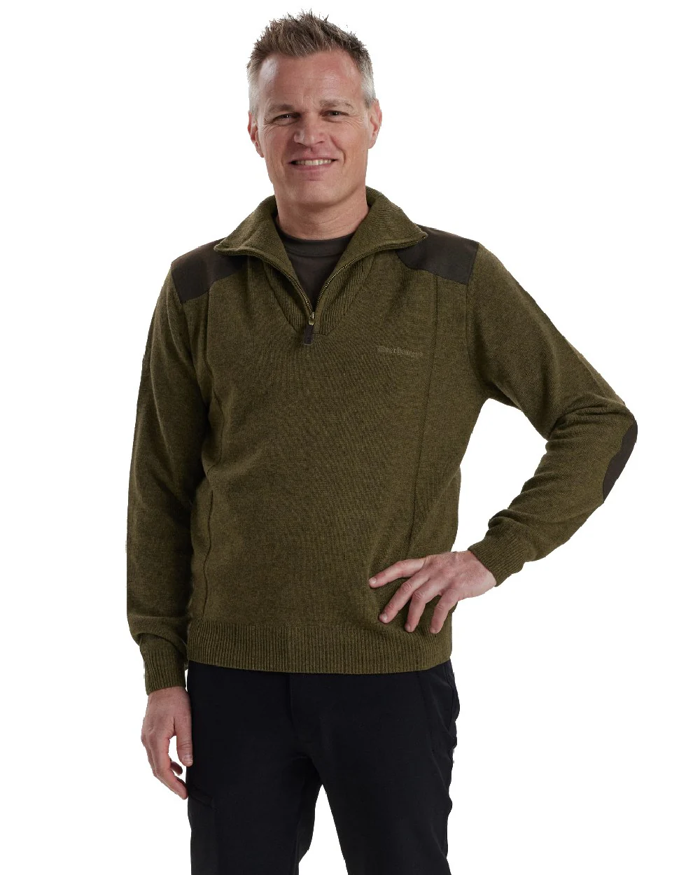 Deerhunter Sheffield Zip Neck Sweater - Image 2