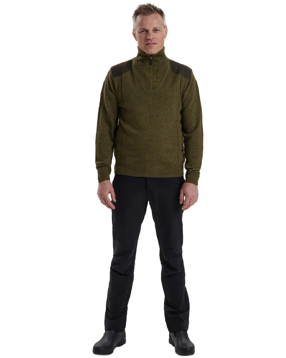 Deerhunter Sheffield Zip Neck Sweater - Image 3