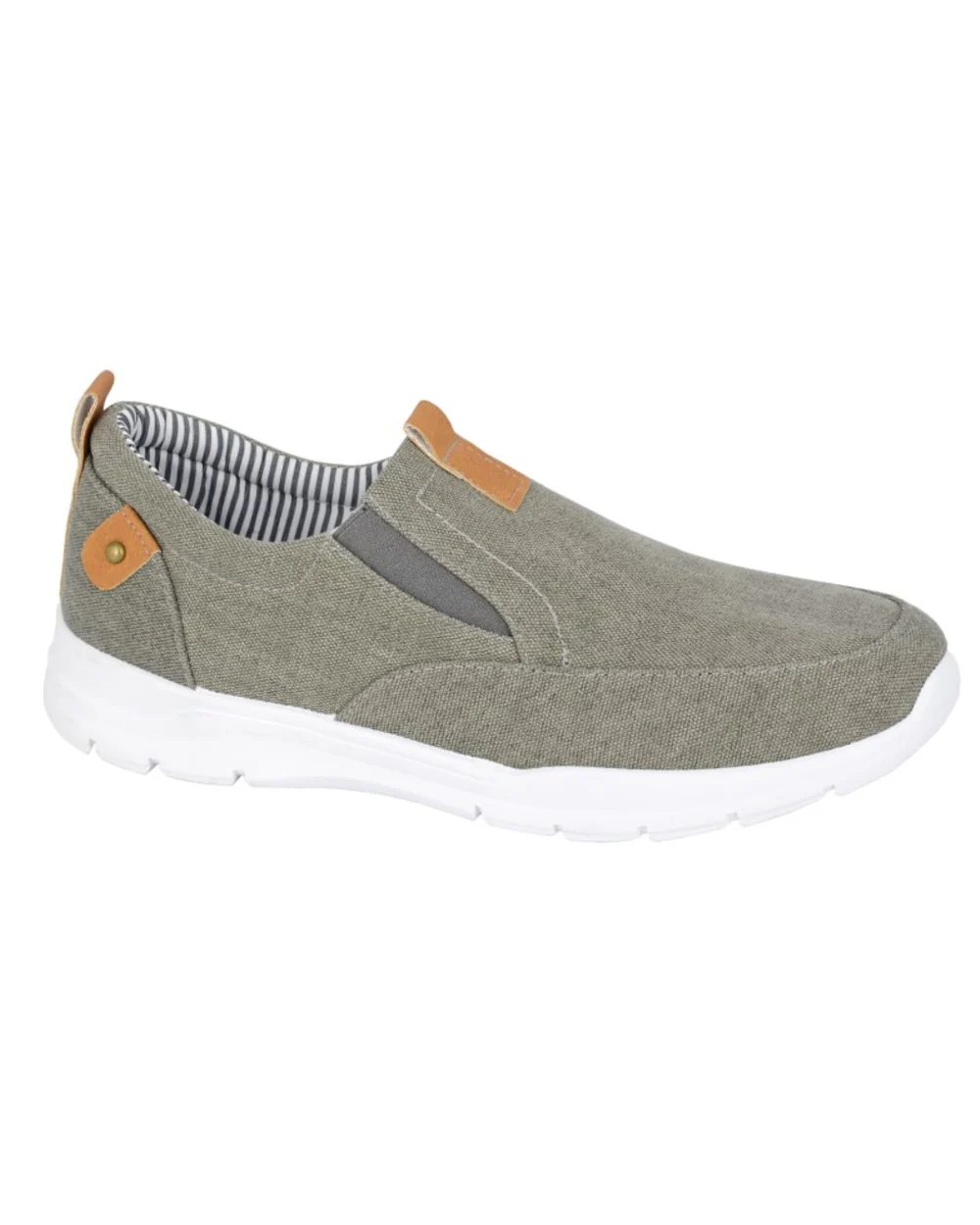 Dek Mens Twin Gusset Slip On Casual Shoes - Image 2