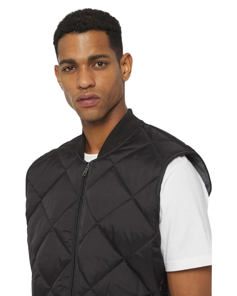 Dickies Mens Diamond Quilted Gilet - Image 7