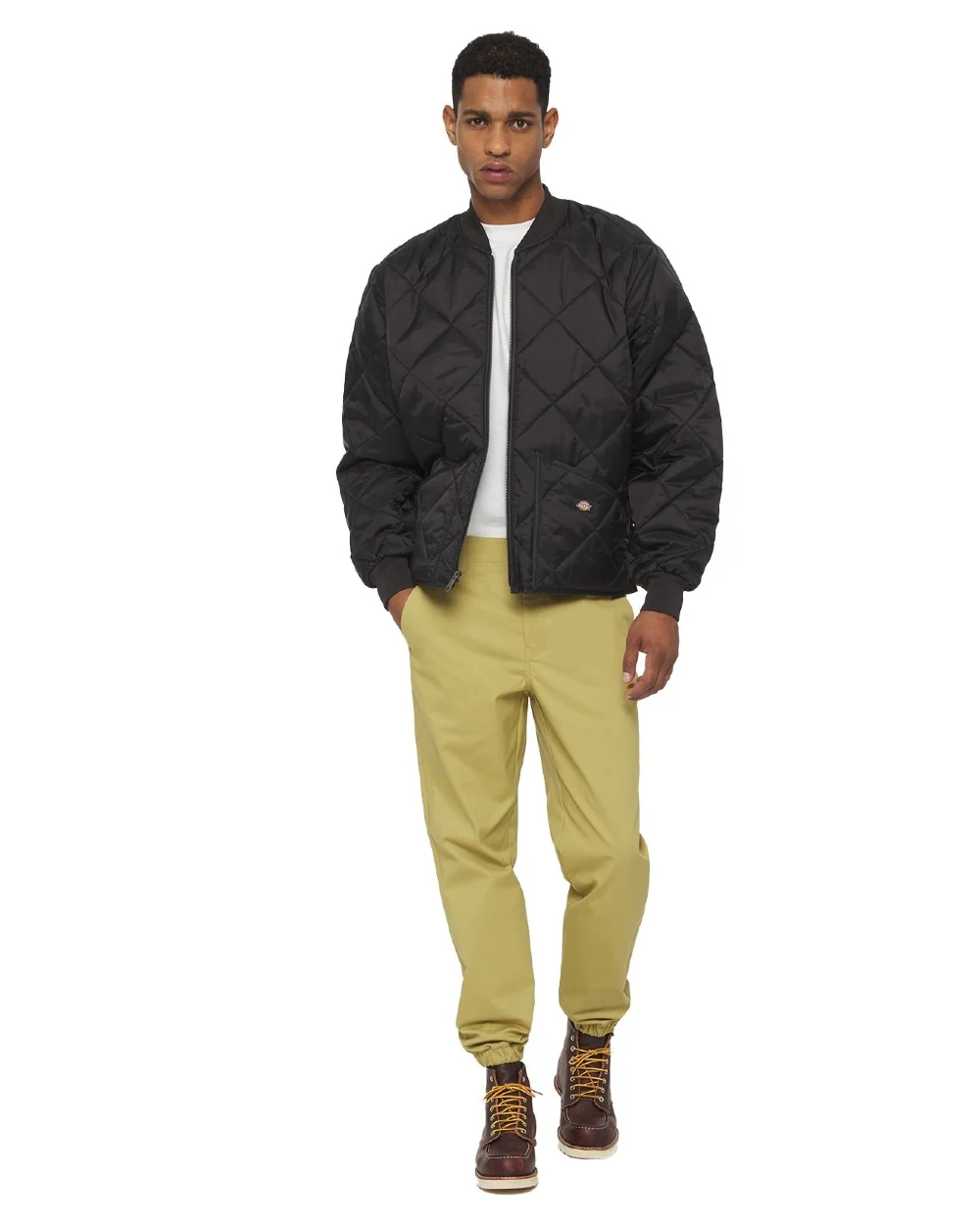 Dickies Mens Diamond Quilted Nylon Jacket - Image 3