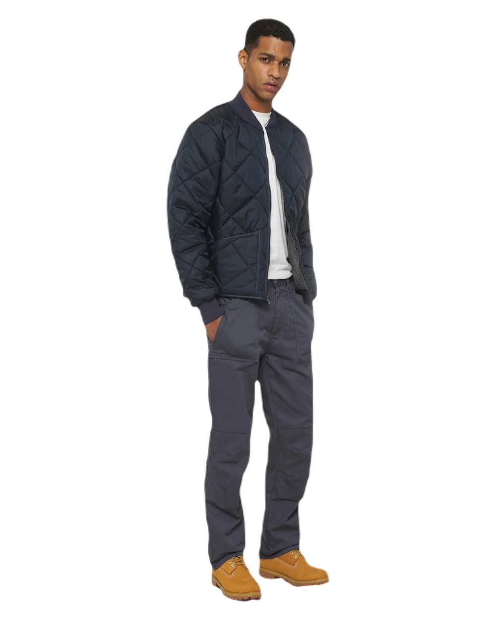 Dickies Mens Diamond Quilted Nylon Jacket - Image 9