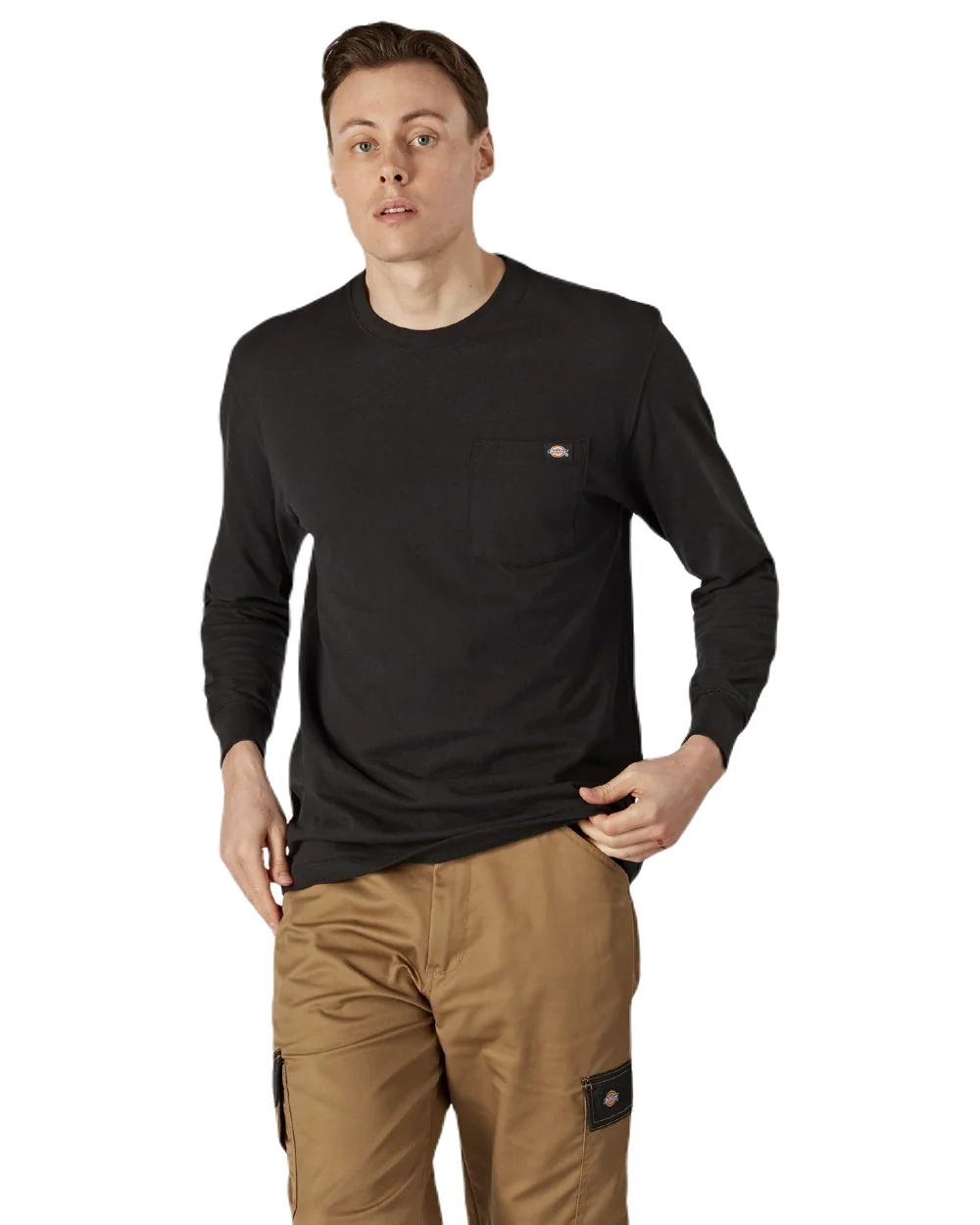 Dickies Mens Long Sleeve Pocket T-Shirt - Image 4
