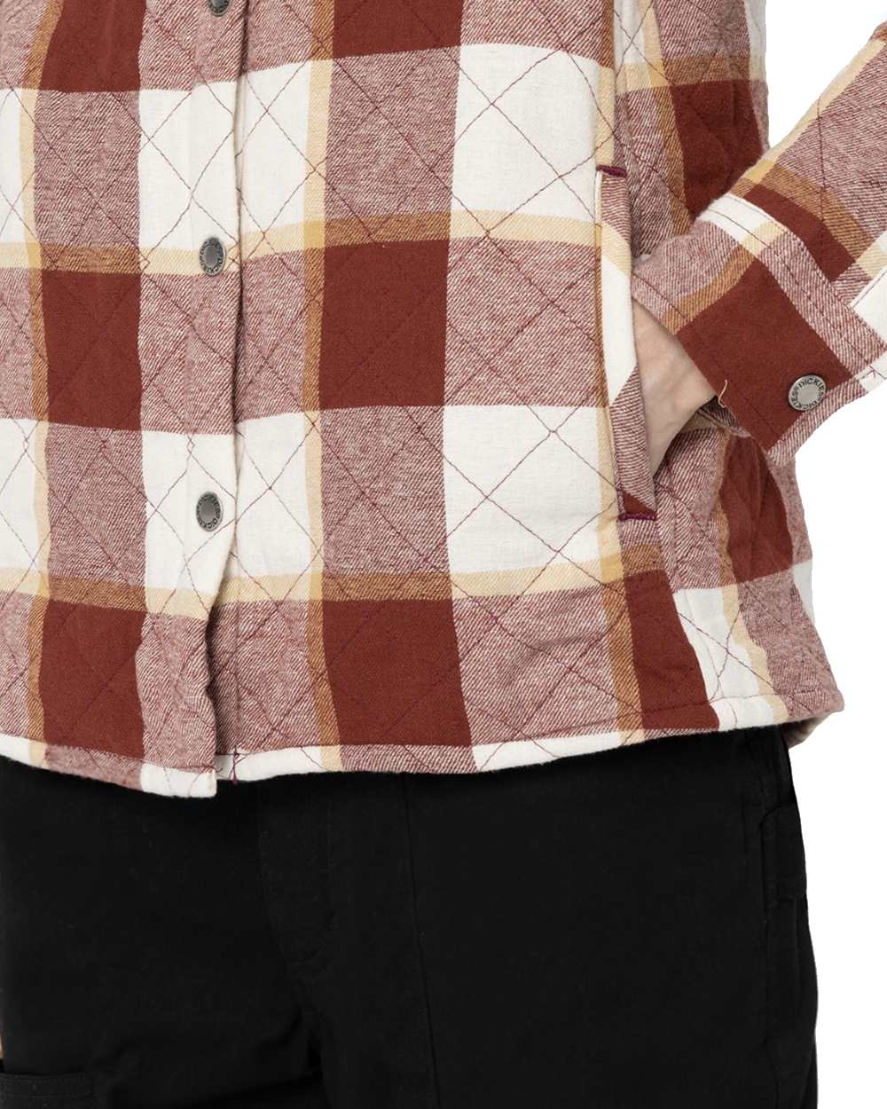 Dickies Womens Flannel Shirt Jacket - Image 13