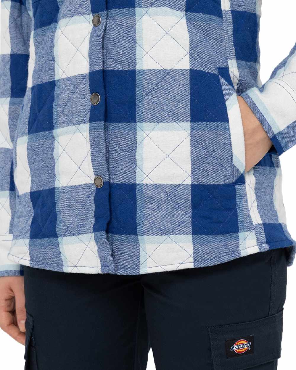 Dickies Womens Flannel Shirt Jacket - Image 6