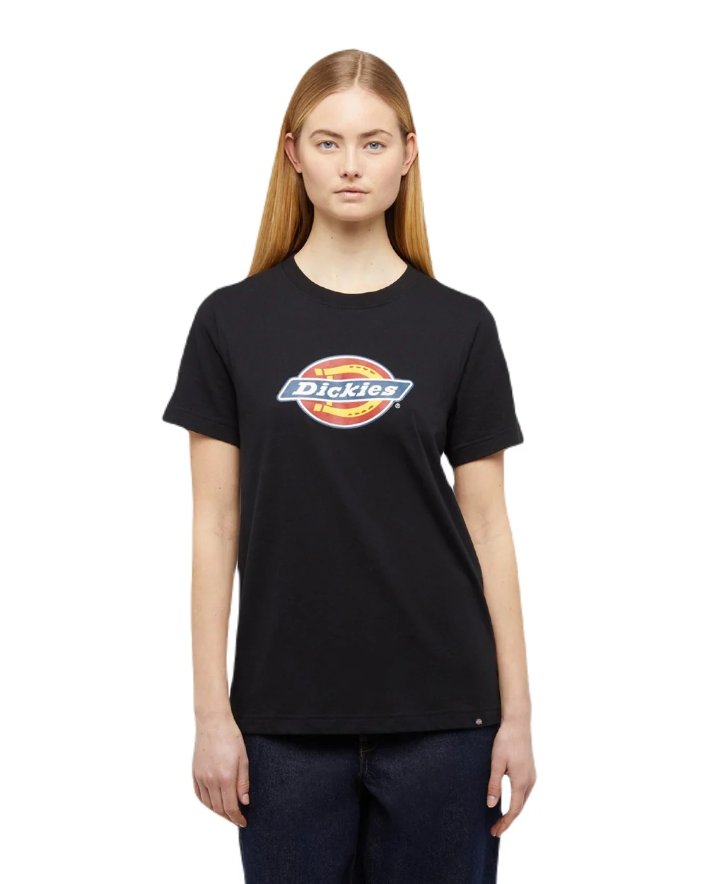 Dickies Womens Tricolour Logo T-Shirt - Image 2