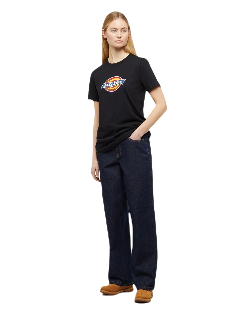 Dickies Womens Tricolour Logo T-Shirt - Image 3