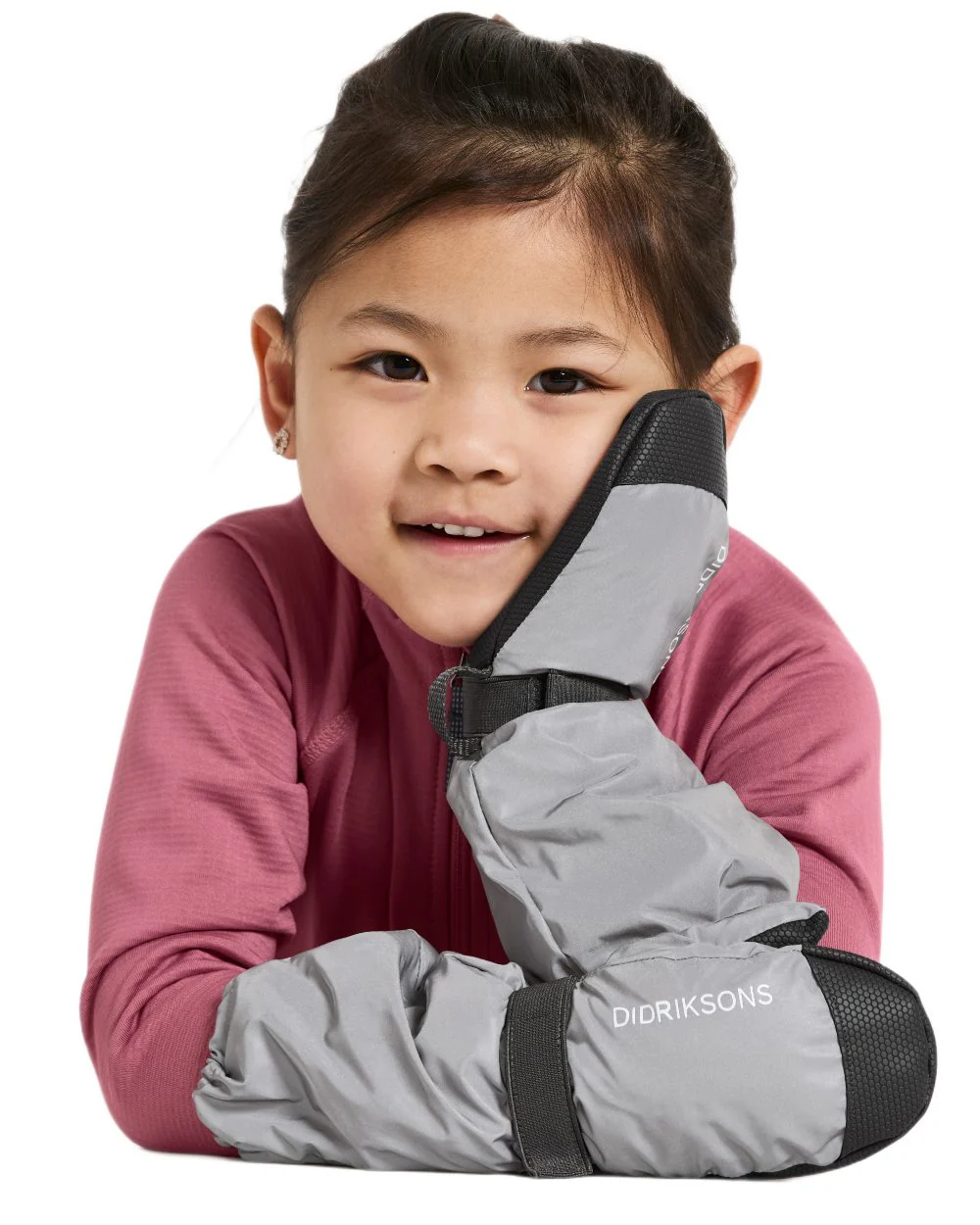 Didriksons Childrens Biggles Reflection Mittens - Image 2