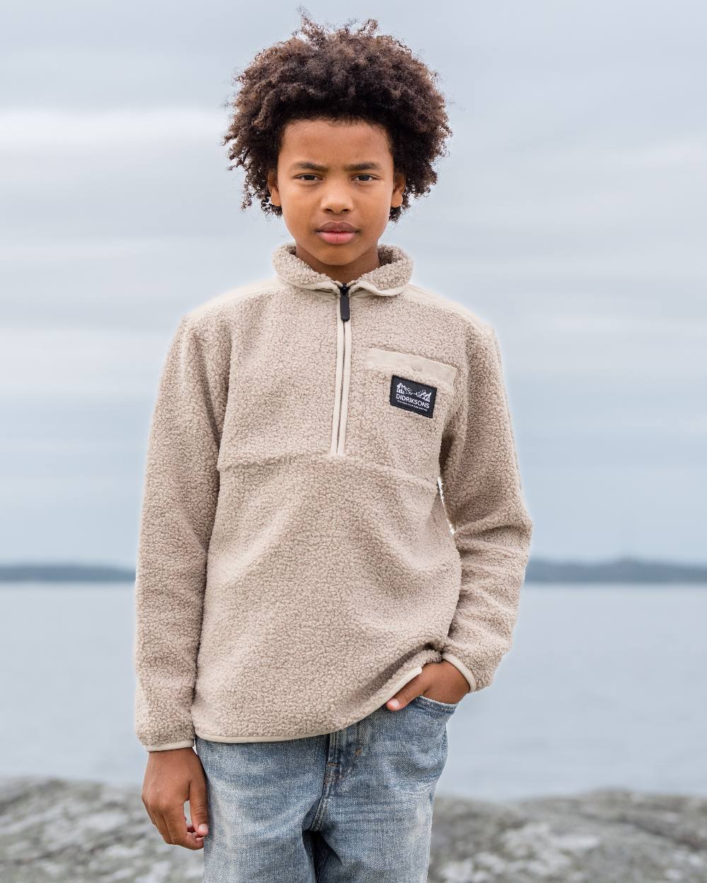 Didriksons Childrens Exa Half Zip Sweater - Image 3