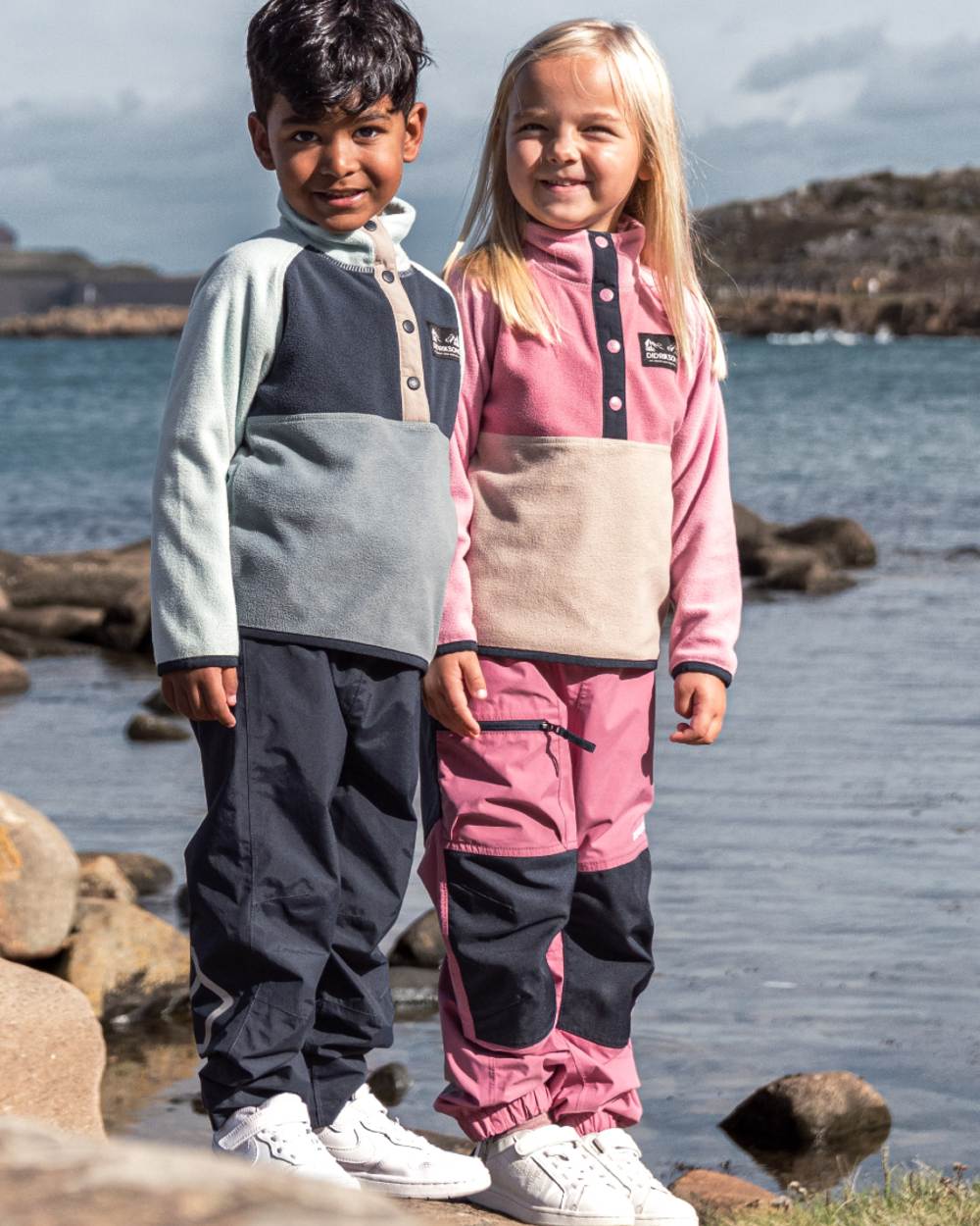 Didriksons Childrens Monte Half Button Fleece 5 - Image 2