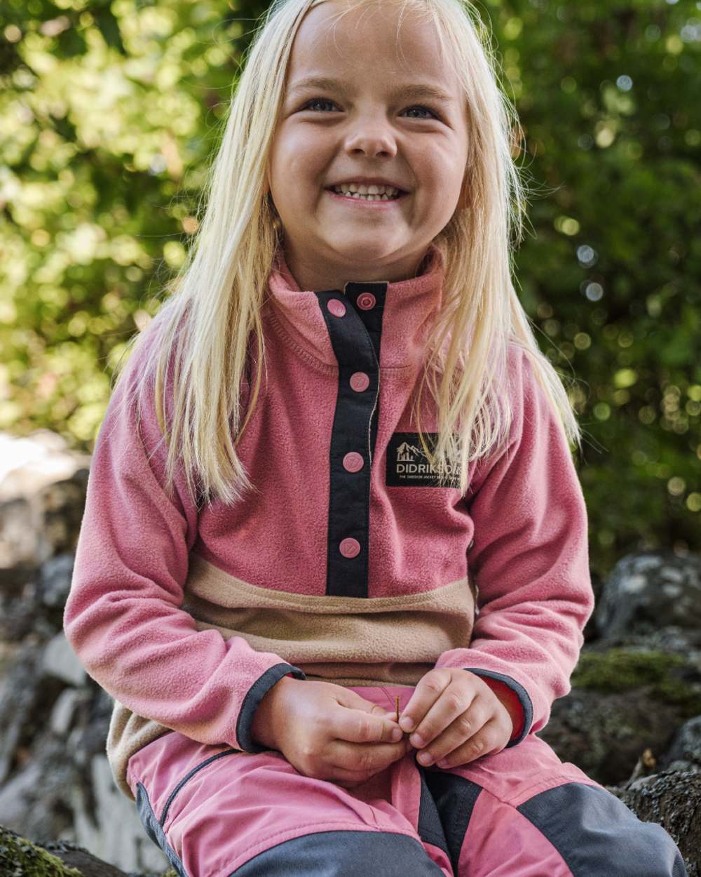 Didriksons Childrens Monte Half Button Fleece 5 - Image 4