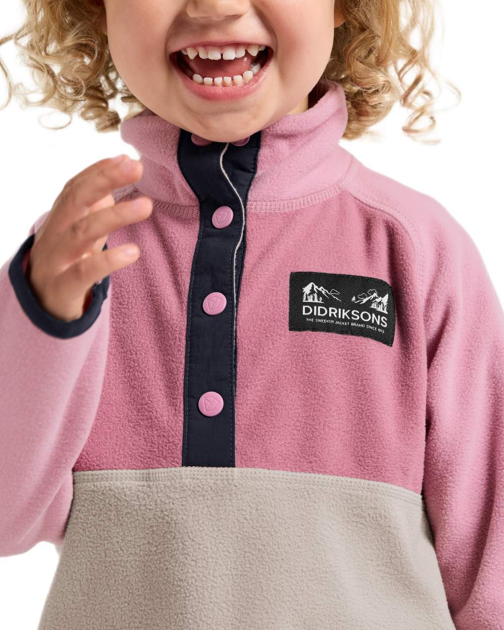 Didriksons Childrens Monte Half Button Fleece 5 - Image 6