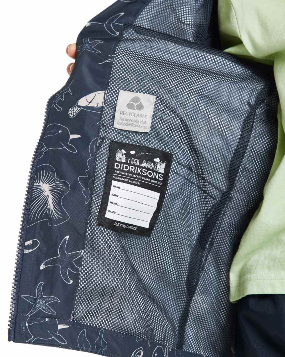 Didriksons Childrens Norma Printed Jacket - Image 10