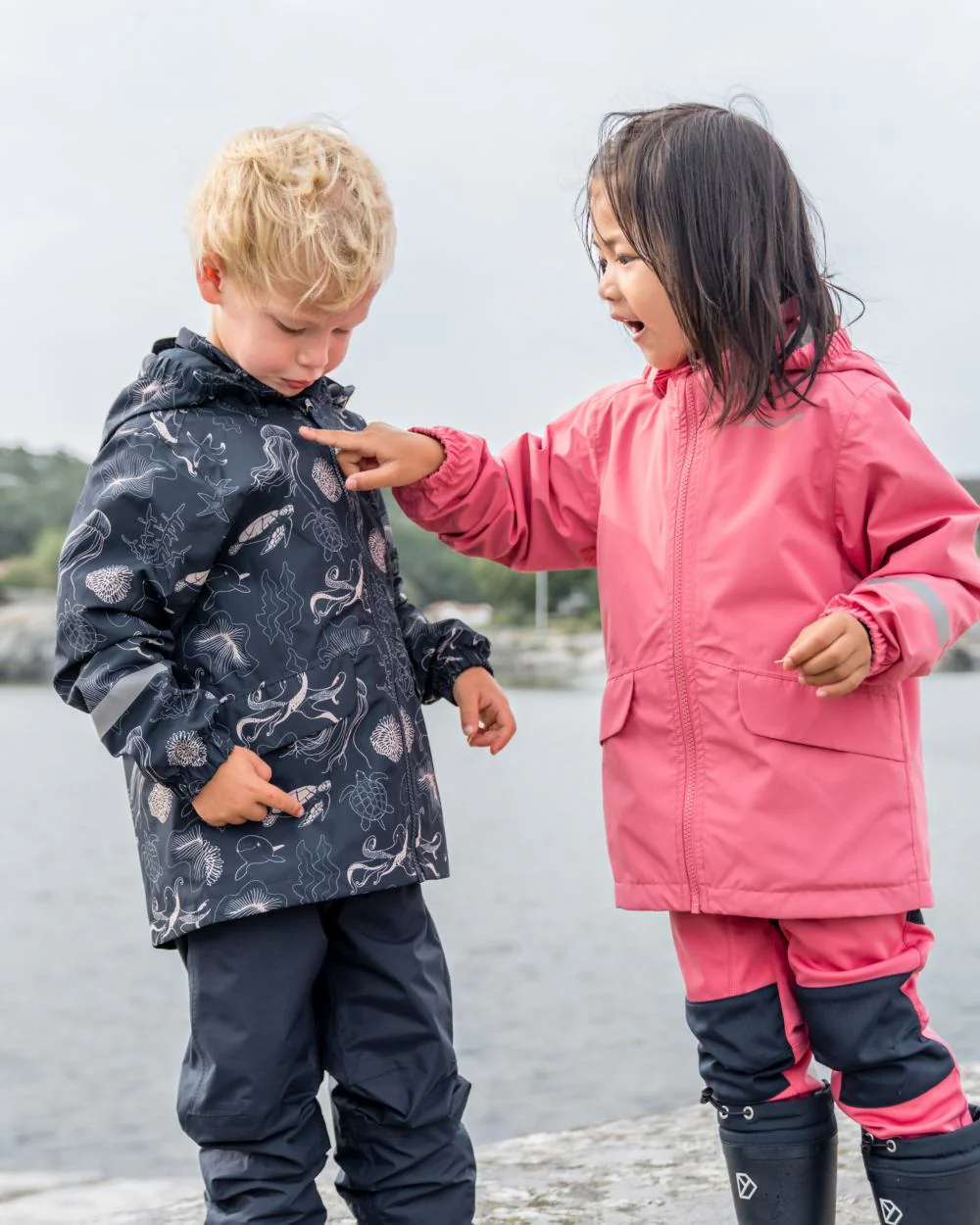 Didriksons Childrens Norma Printed Jacket - Image 5