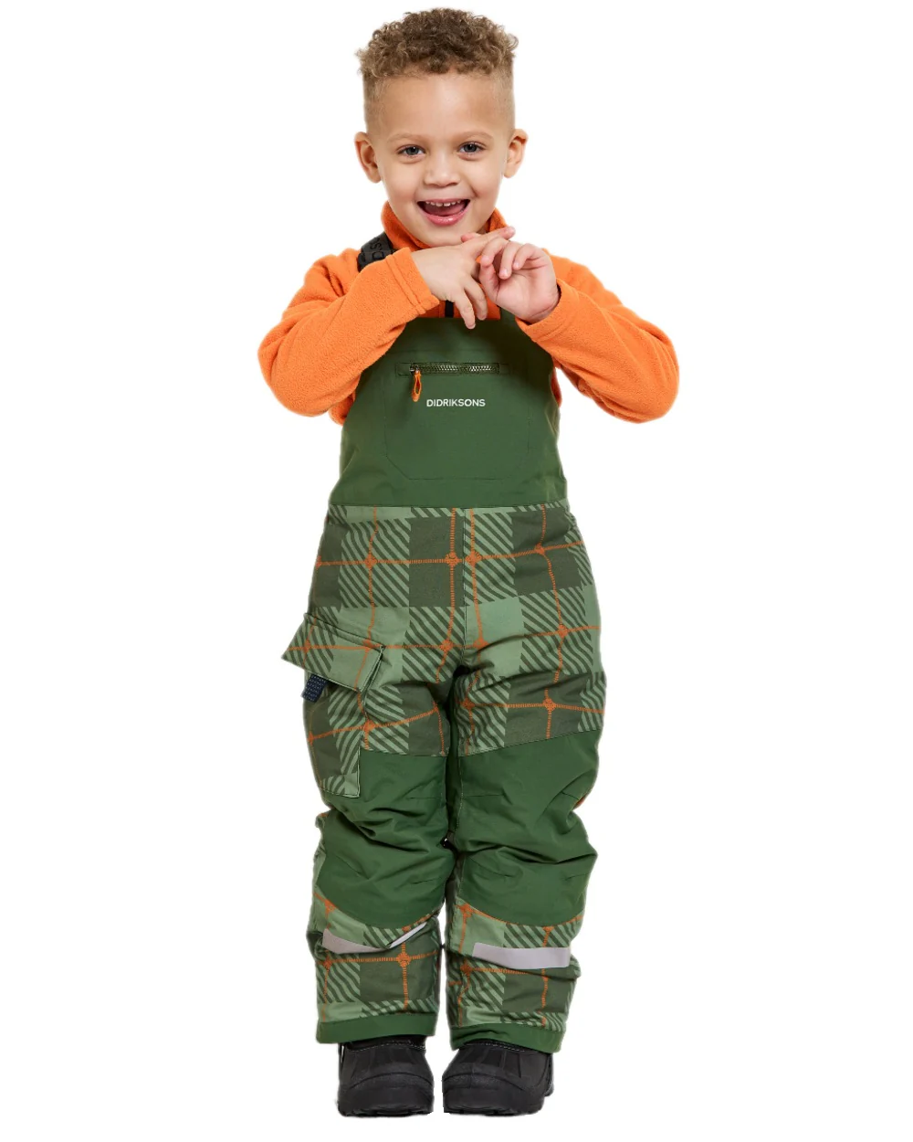 Didriksons Kids Polarbjorn Printed Bib Pants - Image 2