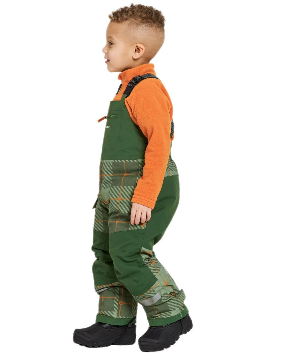 Didriksons Kids Polarbjorn Printed Bib Pants - Image 3