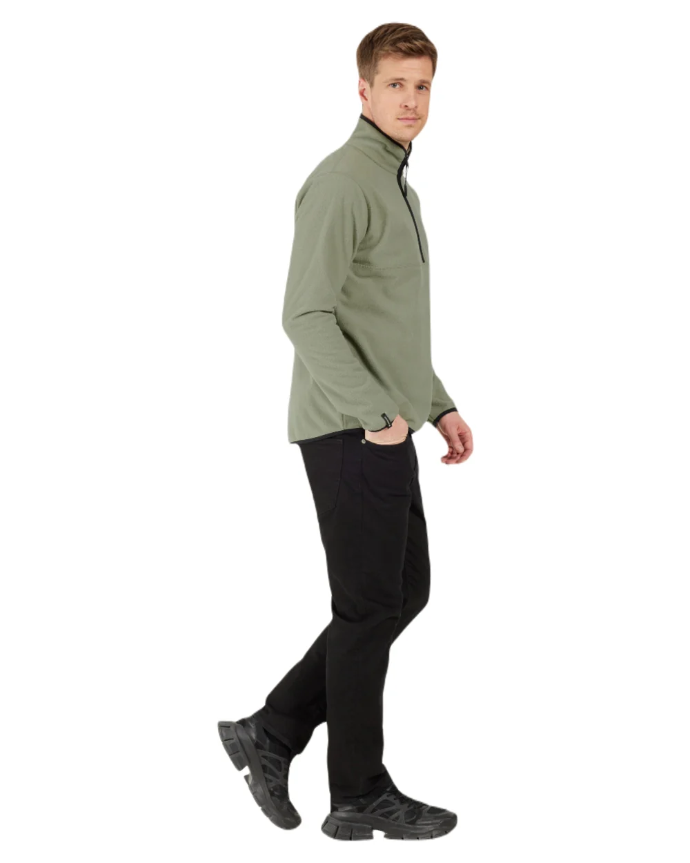 Didriksons Mens Hannes Half Zip Sweater Clearance - Image 3