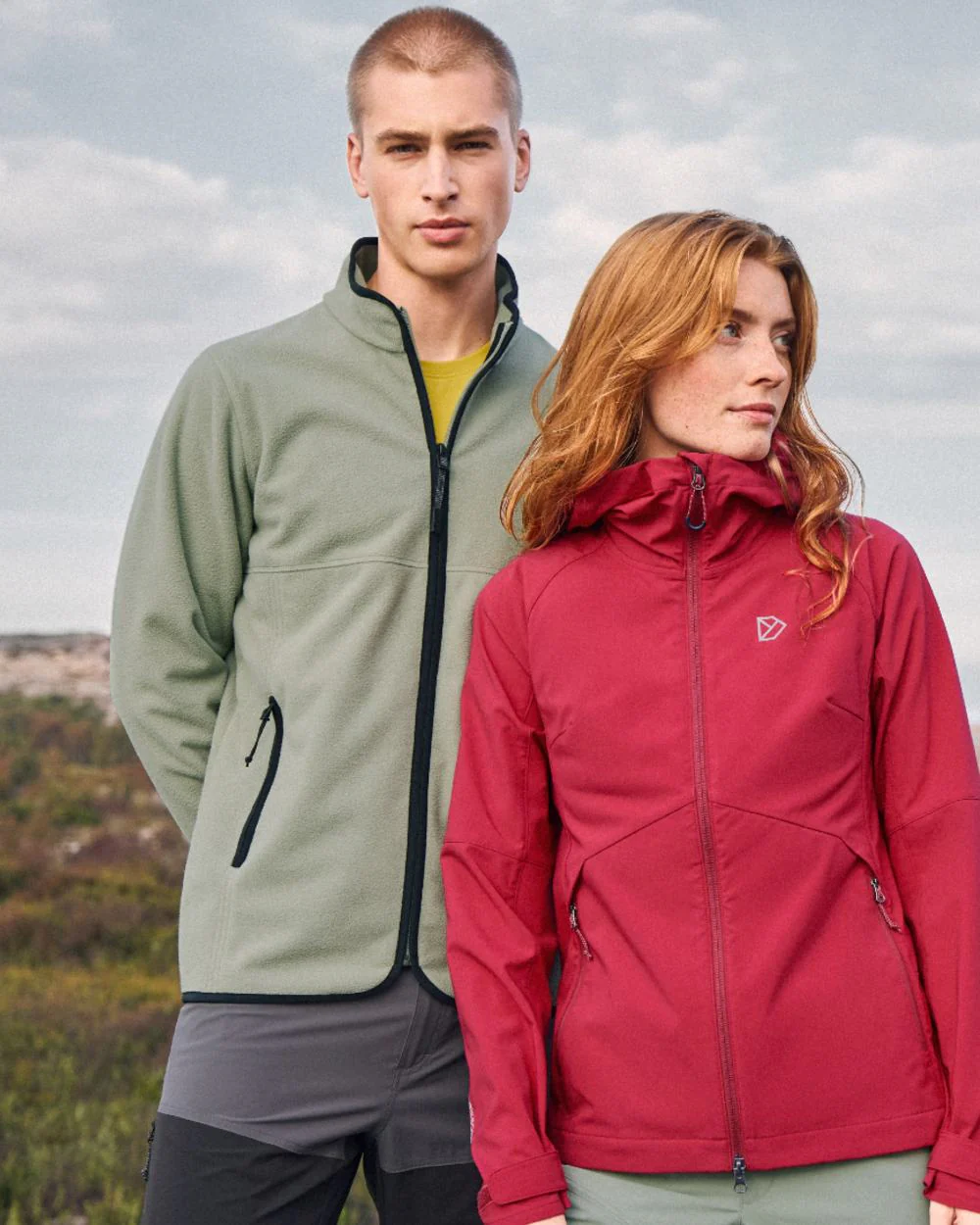 Didriksons Mens Hans Windproof Full Zip Fleece Jacket - Image 3