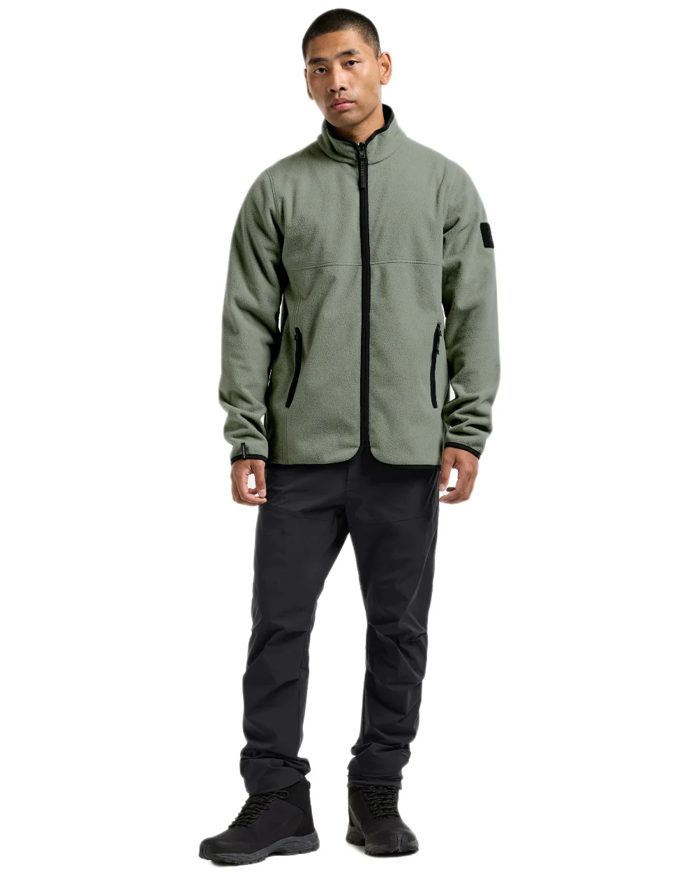 Didriksons Mens Hans Windproof Full Zip Fleece Jacket - Image 4