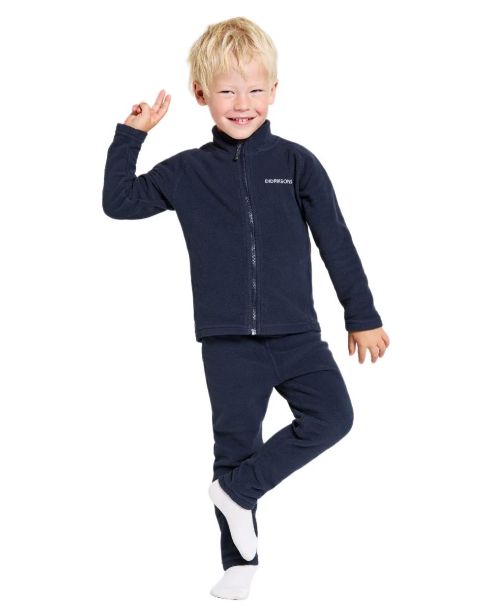 Didriksons Monte Kids Fullzip Fleece - Image 3