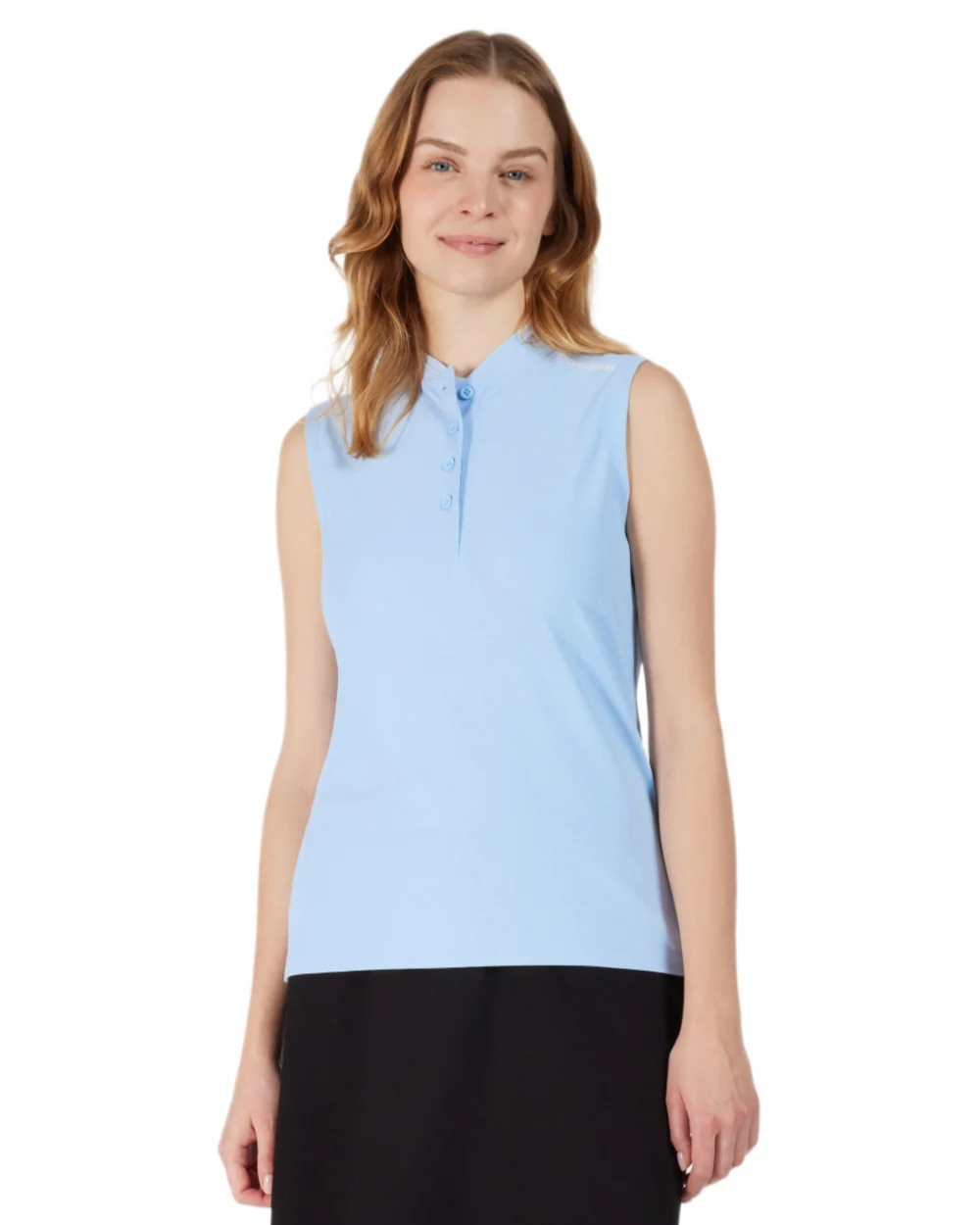 Didriksons Womens Nikki Sleeveless Polo T-Shirt - Image 2