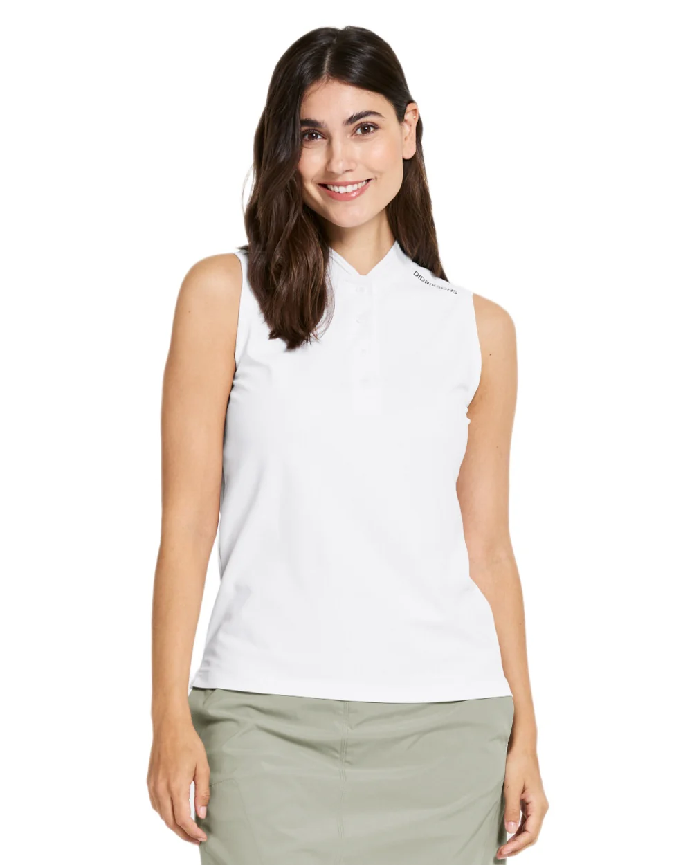 Didriksons Womens Nikki Sleeveless Polo T-Shirt - Image 4