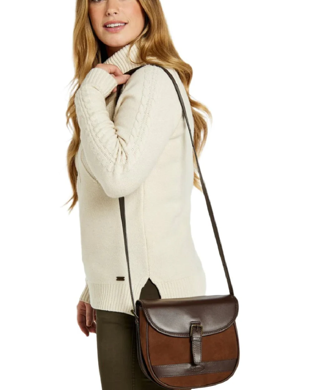 Dubarry Clara Leather Saddle Bag - Image 2