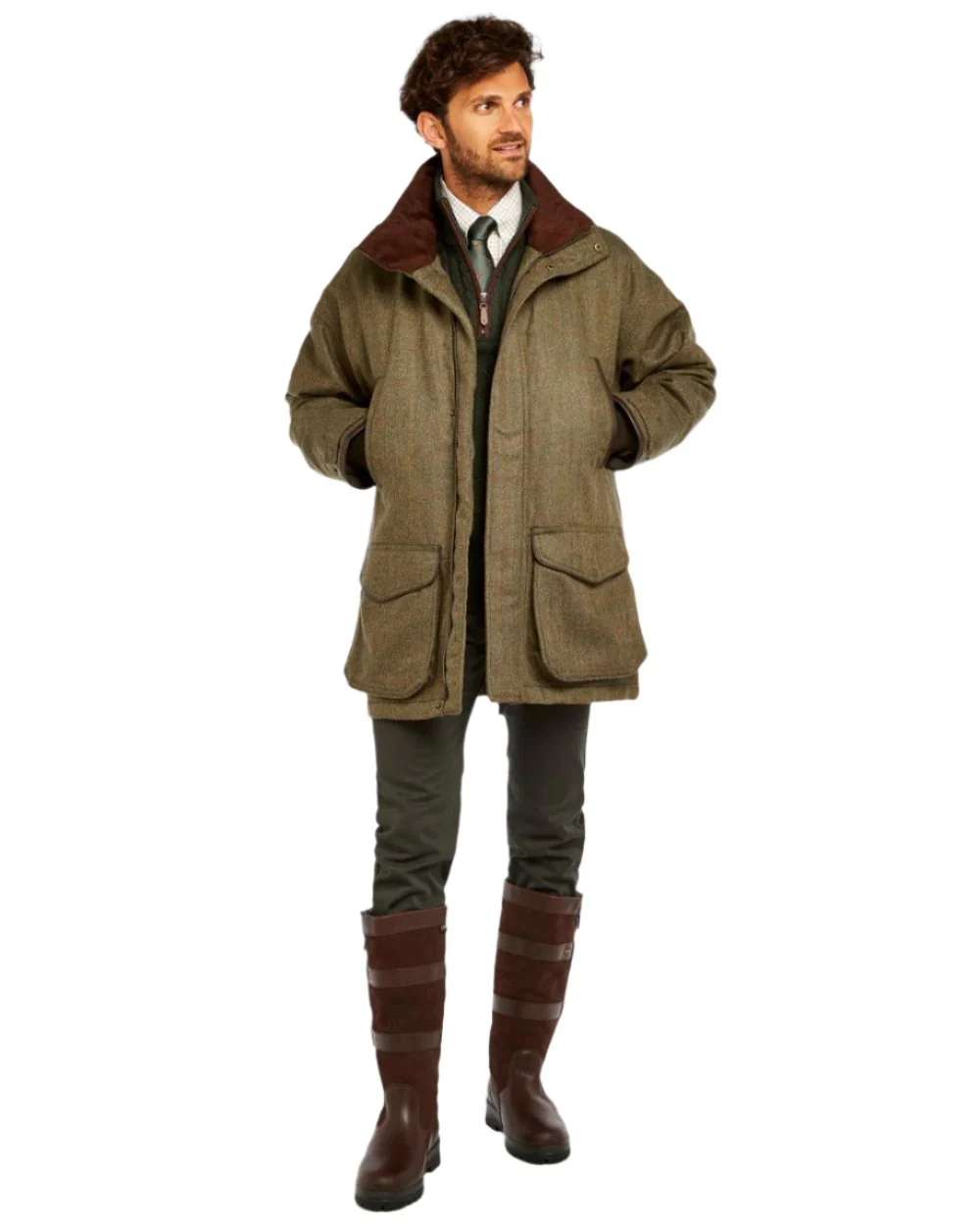 Dubarry Mens Ballinturbet Tweed Shooting Jacket - Image 3